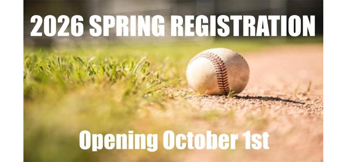 Spring Registration Opens on October 1st!!
